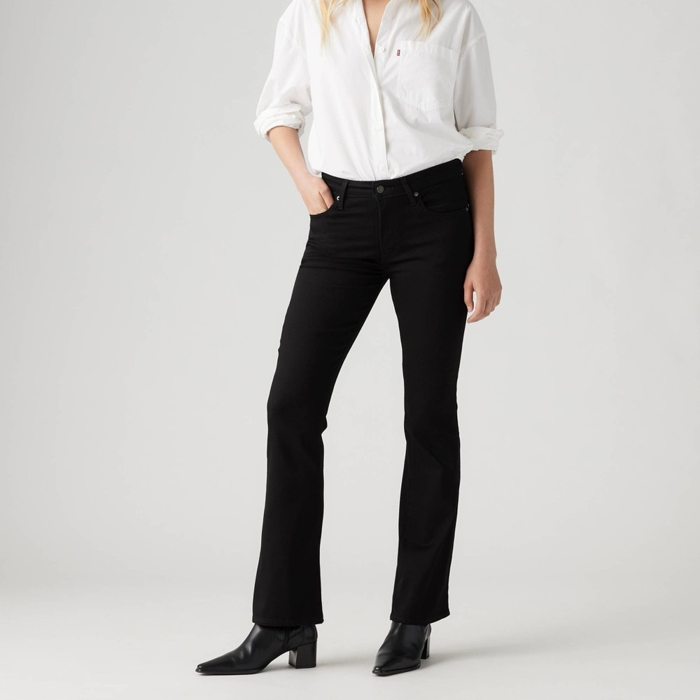 Levi's 752 High Rise Bootcut Women's Black Jeans